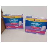 Always Discreet Bladder Leak Liners - 111 Count Pack x2 packs