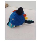 Toddler Winter Trapper Hat Blue Dinosaur