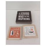 Inspirational and Autumn Quote Sign Set