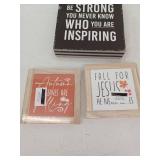 Inspirational and Autumn Quote Sign Set