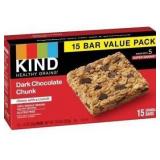 KIND Dark Chocolate Chunk Granola Bars 15-Pack BB - April 2025
