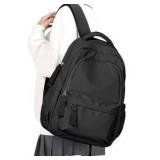 Classic Black School Backpack