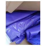 Purple Thank You Shopping Bags with Handles