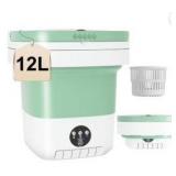 12L Portable Washing Machine, Green