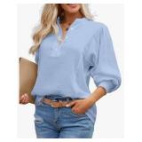 Astylish Womens Tunic Long Sleeve Shirt, Large