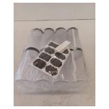 Puideon 16 Pack 16 oz Plastic Storage with Lids