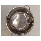 Twin Divided Hot Pot Multifunctional Stainless Steel Induction Cooker Hot Pot with Divider and Lid