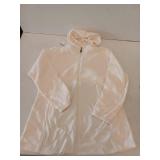 BALEAF Womens Long Fleece Jacket, Gardenia, XL