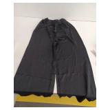 OQQ Womens Wide Leg Pants High Waist, Black, Large