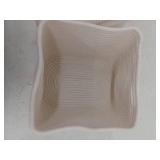 3 Pcs Cotton Rope Small Storage Baskets, White