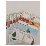 Precut Christmas Tissue Paper And Name Tag Stickers