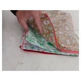 Precut Christmas Tissue Paper And Name Tag Stickers