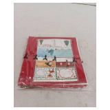 Precut Christmas Tissue Paper And Name Tag Stickers