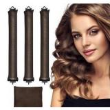 4 PCS Heatless Hair Curler Set