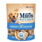 Milos Kitchen Chicken Meatballs Dog Treats, 18-Ounce