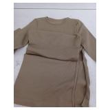 VICHYIE Women Ribbed Bodycon Tight Dress Long Sleeve Mid Thigh Pencil Above Knee Dresses
