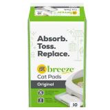 Purina Tidy Cats Breeze Absorbent Cat Litter Pads  24/7 Odor Control  Refill Pack  10 ct. Pouch