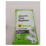 Purina Tidy Cats Breeze Absorbent Cat Litter Pads  24/7 Odor Control  Refill Pack  10 ct. Pouch