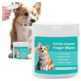 Pet Ear Cleaning Finger Wipes - 50 Count- 2 pack