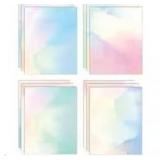 Pastel Watercolor Decorative Stationary-120 Sheets