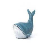 Cast Iron Whale Door Stop - Heavy Duty Decorative Door Stoppers for Bottom of Door