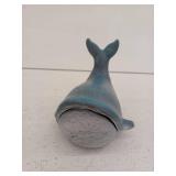 Cast Iron Whale Door Stop - Heavy Duty Decorative Door Stoppers for Bottom of Door