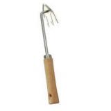 Happyyami Multi-Function Garden Weeder Tool for Removal Ergonomic Design Sturdy Wooden Handle