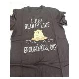 I Just Really Like Groundhogs Kids Groundhog Day T-Shirt Size Small