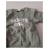 Baby Girl 2Pcs Fall Outfits Fuzzy Letter Embroidery Long Sleeve Sweatshirt + Solid Color Pants (12-18 months)