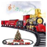 Musical Christmas Train Set with Tracks