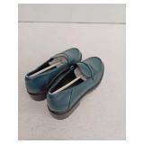 Amazon Essentials Womens Constructed Loafer, Dark Turquoise, 5.5
