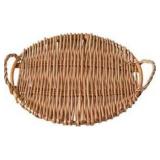 Rattan Fruit Tray with Handle