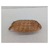 Rattan Fruit Tray with Handle