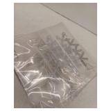 Syhood Glitter Christmas Ball Ornaments, Glitter White