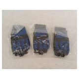 Work Gloves for Gloves for Men & Women, 3 Pairs, Small