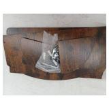 Wall Mounted Floating Shelf, Rustic Brown