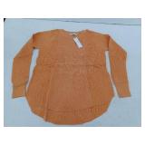 Ym Owens & Jane Long Sleeve Sweater, Orange