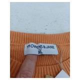 Ym Owens & Jane Long Sleeve Sweater, Orange