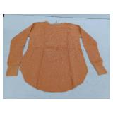 Ym Owens & Jane Long Sleeve Sweater, Orange