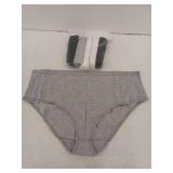 Amazon Essentials Womens Cotton Midi Brief Underwear - Discontinued Colors, Pack of 6, Neutral, 4X