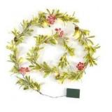 6.23FT Christmas Garland Decorations with Led Lights