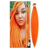 Vibrant Orange Braiding Hair Extensions