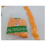 Vibrant Orange Braiding Hair Extensions