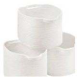 Cotton Rope Storage Basket Set of 3