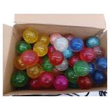 Glitter Bouncy Balls Bulk Set - 45mm - 60 Pcs