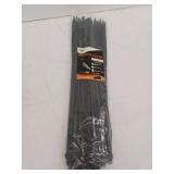 Heavy Duty Black Zip Ties 16-inch 100-Pack