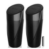 Mini Car Trash Can with Lid - 2 Pack with bags
