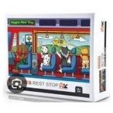 Doggies Rest Stop 500 Piece Jigsaw Puzzle