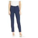 Classic Black Womens Ankle Pants, Size 16 Short