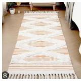 Hand Woven Cotton Runner Rug 2ftx5ft